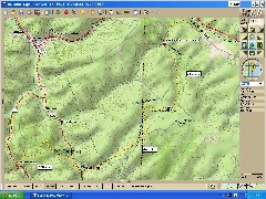 Map; Kane Hiking NCT Pennsylvania PA-01